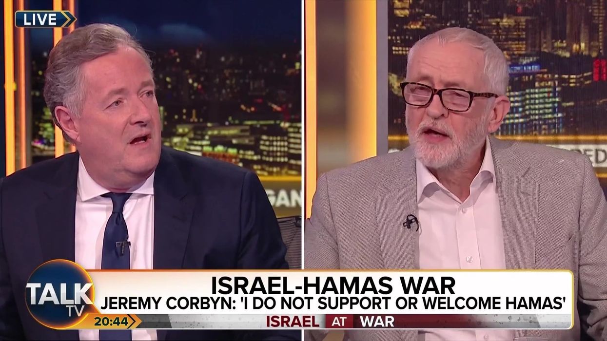Piers Morgan compares Andrew Tate to 'spineless' Jeremy Corbyn during Hamas debate