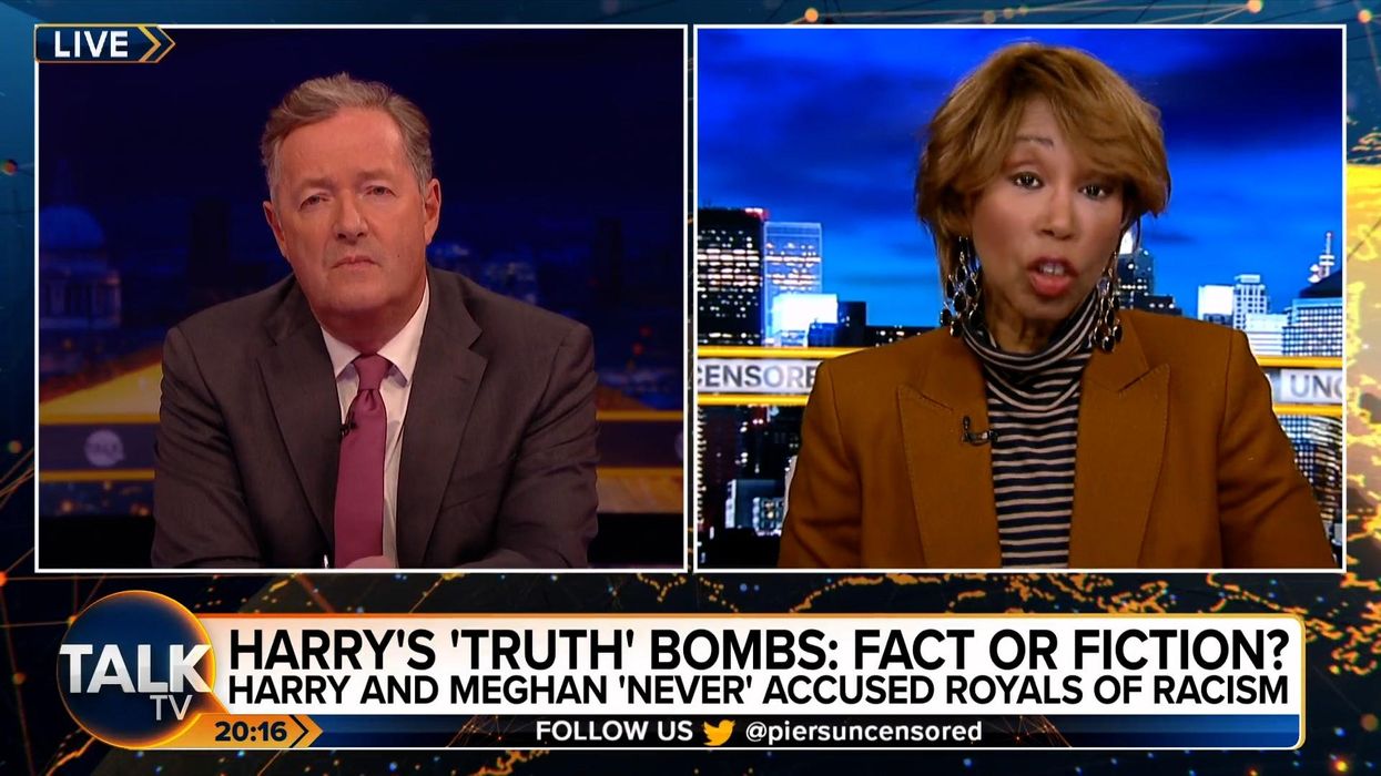 Piers Morgan in furious row with Trisha Goddard over Prince Harry’s racism claims