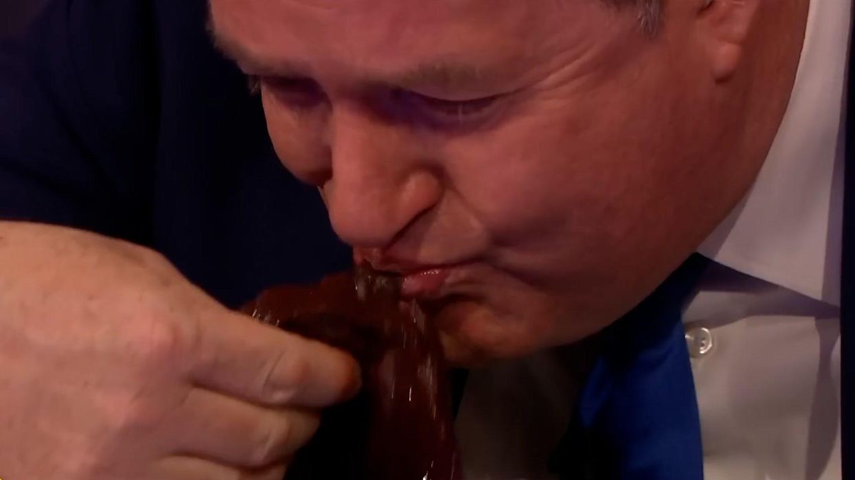 Piers Morgan has unexpected reaction after eating raw liver during Liver King interview