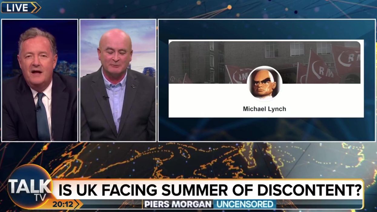 Piers Morgan is bragging about how many views his cringe interview with Mick Lynch has gotten