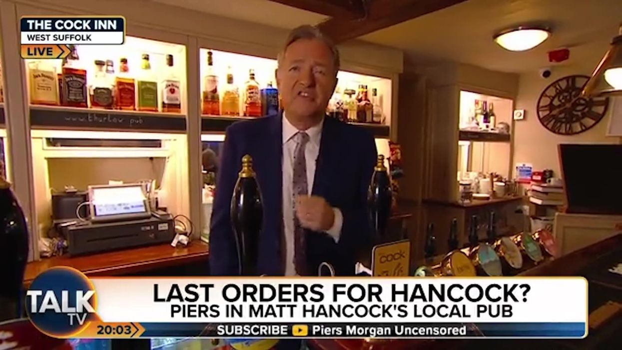 Piers Morgan calls interaction with Matt Hancock: 'The personification of awks'