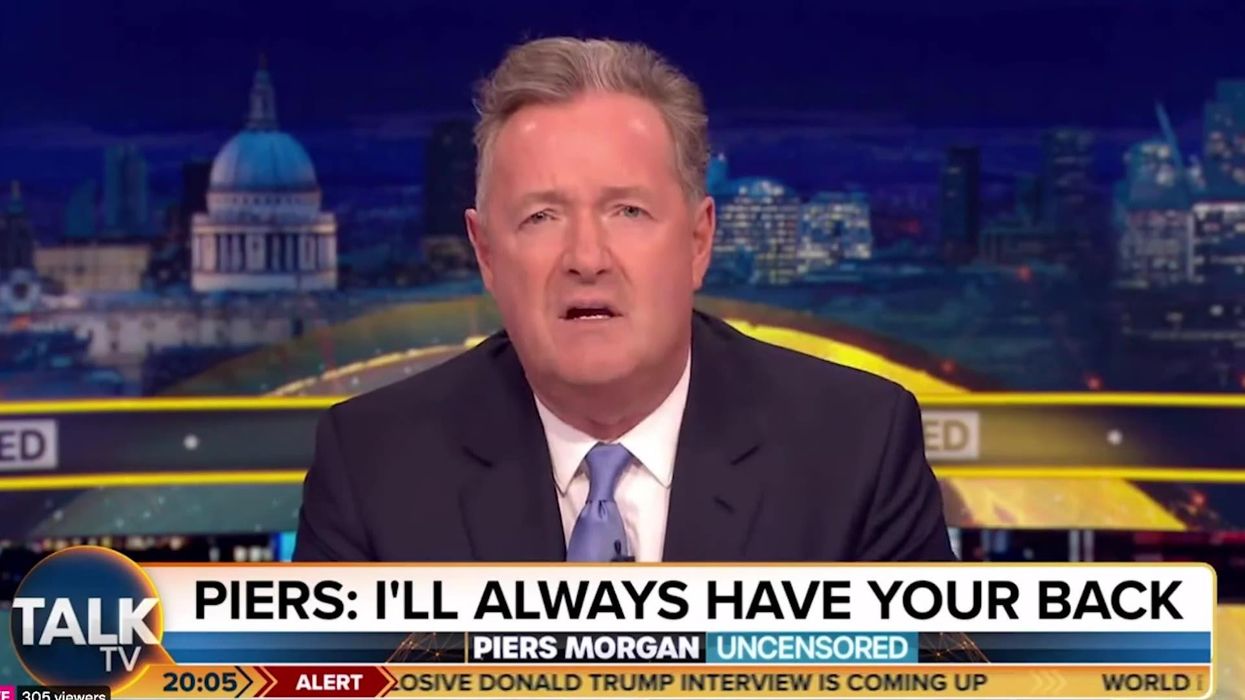 The comments are turned off on Piers Morgan's new 'free speech' TV show