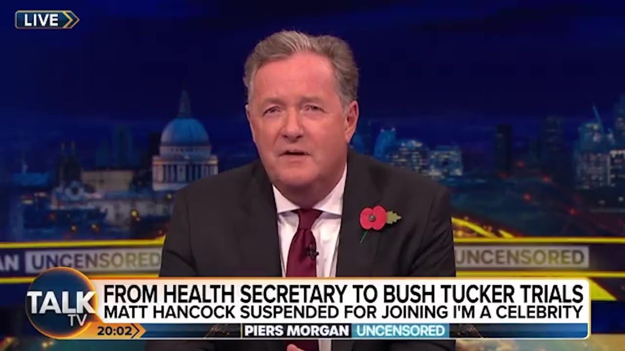 Piers Morgan brutally responds to Matt Hancock joining I'm A Celeb