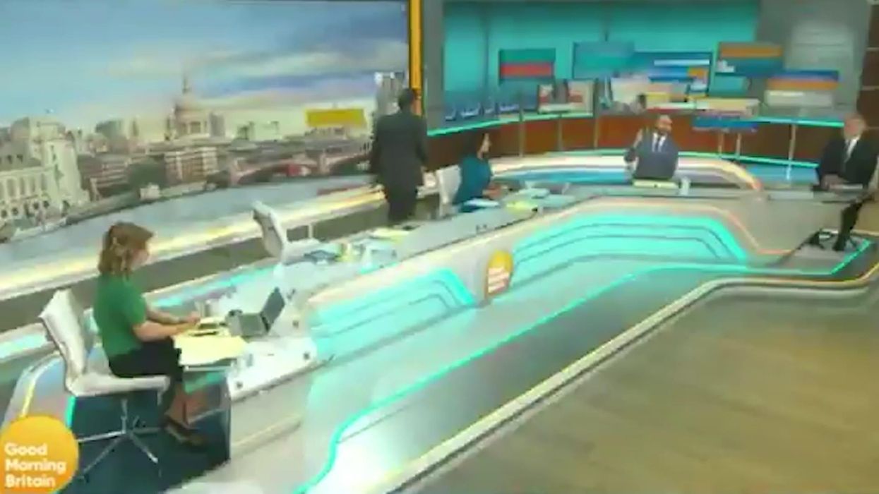 Piers Morgan uses footage of him storming off GMB to promote new show