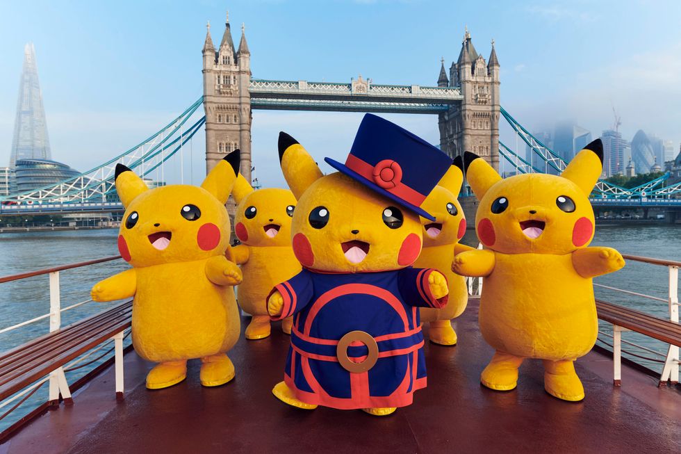 Pikachus hit London hot spots for Europe’s first Pokemon World Championships