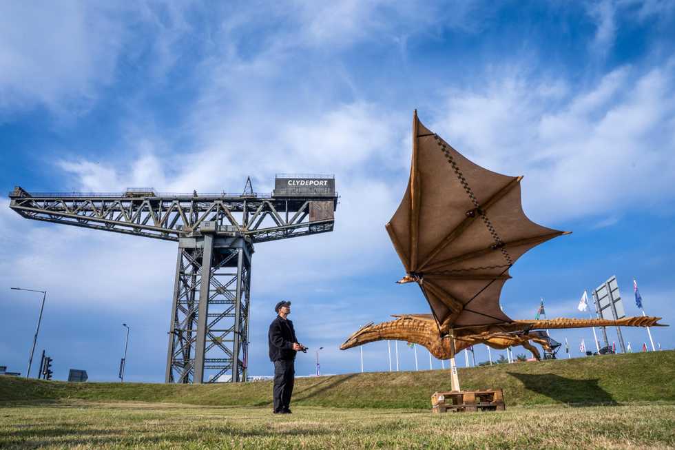 Game of Thrones dragon soars over city to celebrate Commonwealth Games opening