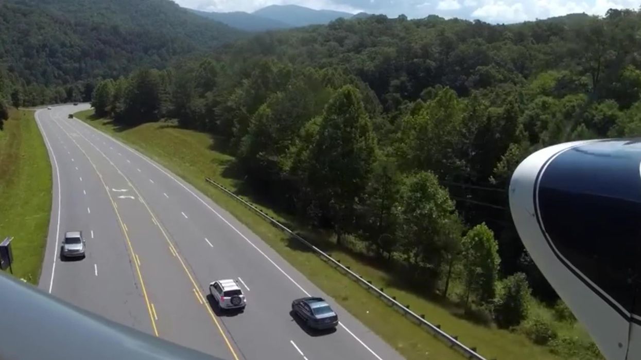 Pilot's GoPro captures emergency landing on motorway