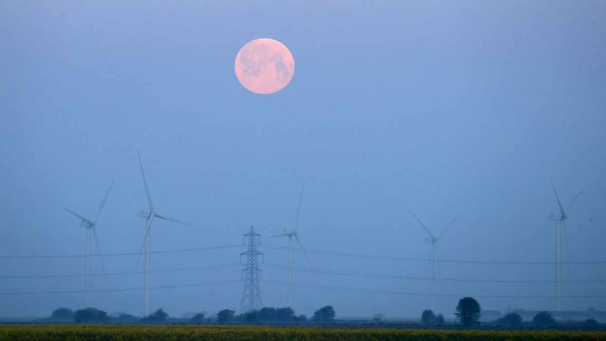 Pink supermoon