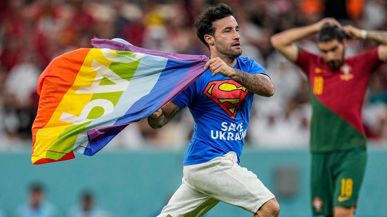 13 best reactions to World Cup pitch invader who waved rainbow flag in Qatar
