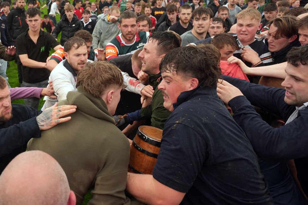 Leicestershire villages battle it out at annual ‘bottle-kicking’ contest