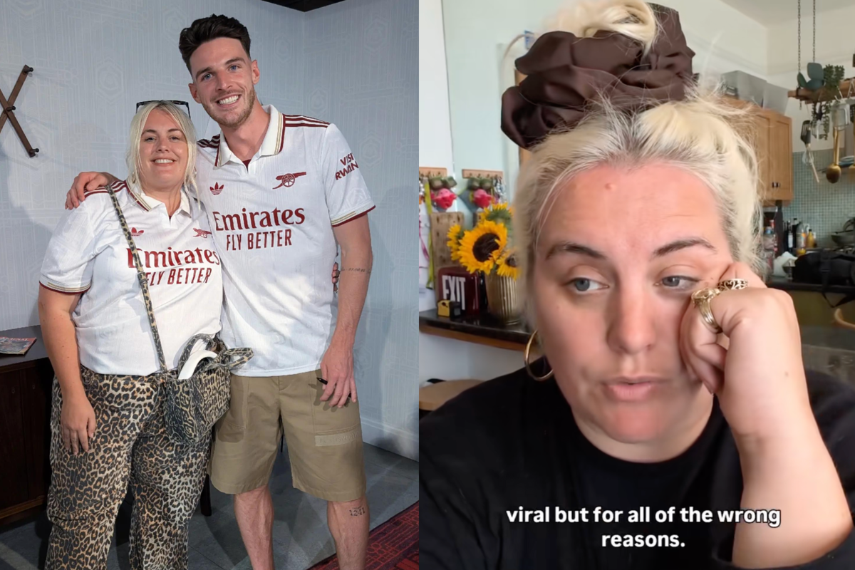 Plus-size influencer speaks out on 'utterly disgusting' trolling over viral Declan Rice photo