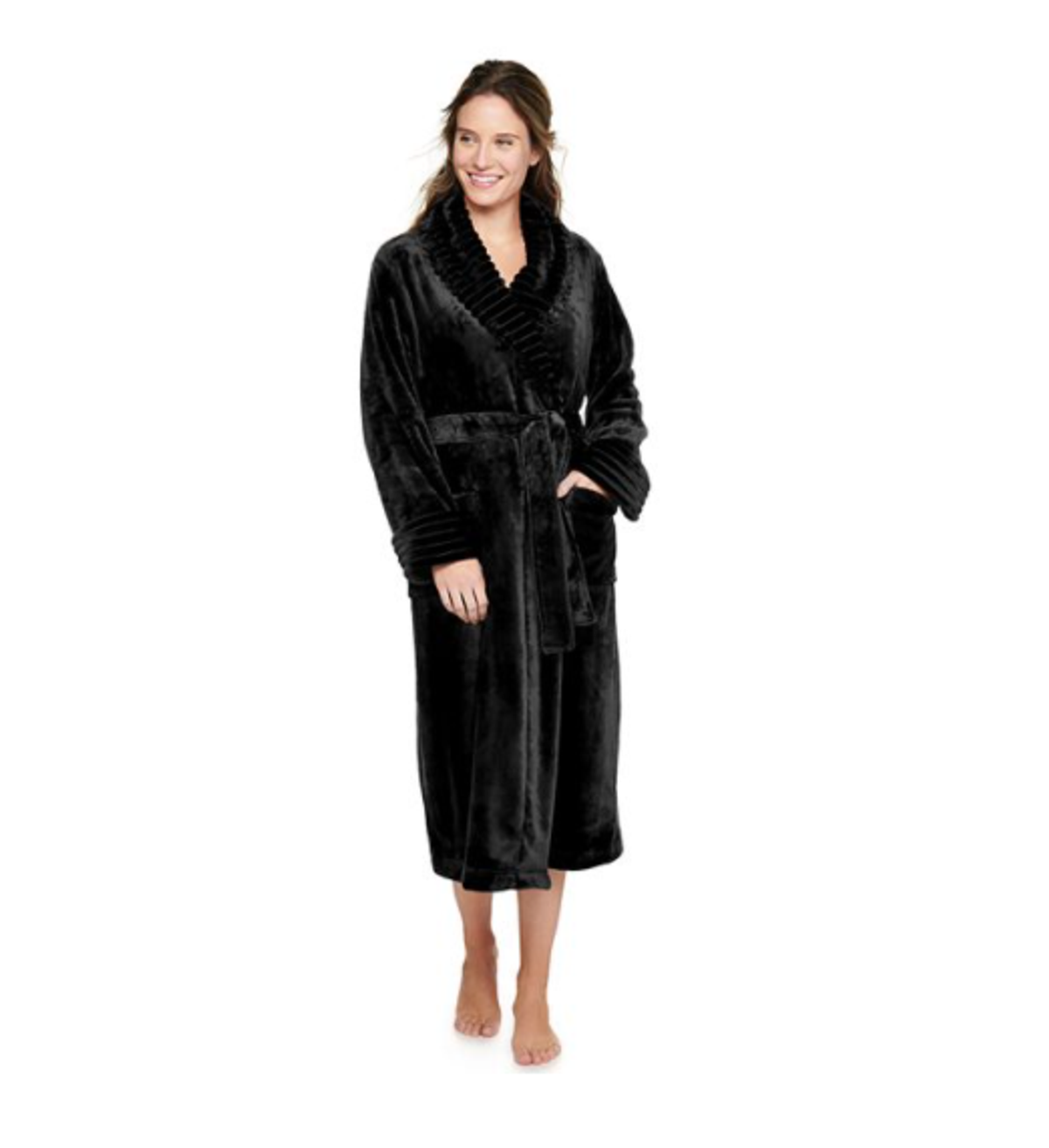 Women's Sonoma Goods For Life® Plush Long Robe indy100