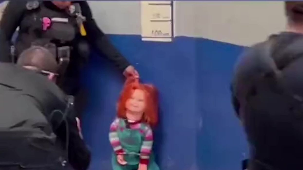 Chucky doll gets arrested and has mugshot taken for 'scaring' people in Mexico