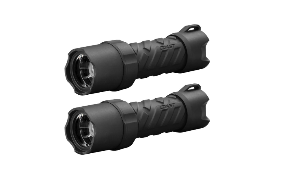 Polysteel 400 Stormproof 440 Lumen Focusing LED Flashlight, 2-Pack
