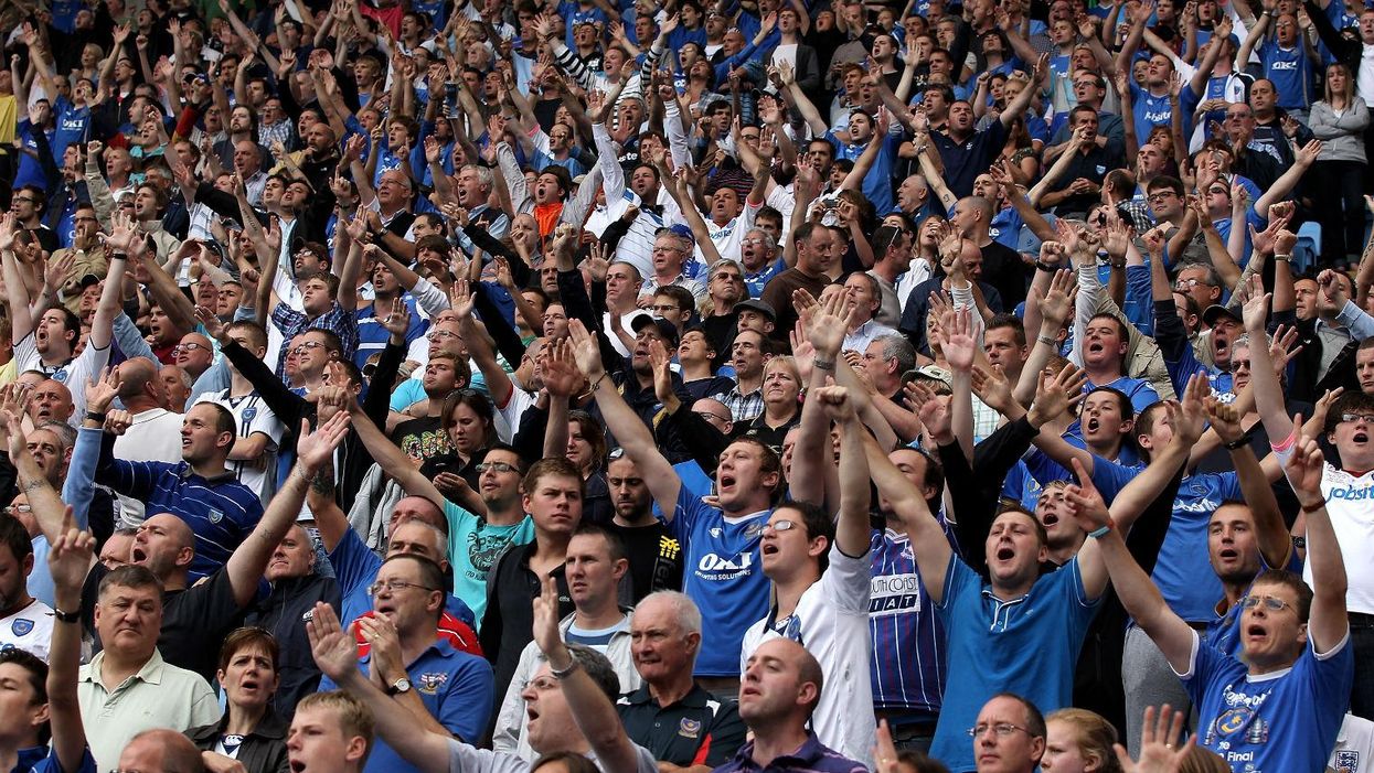 Portsmouth fans in 2010
