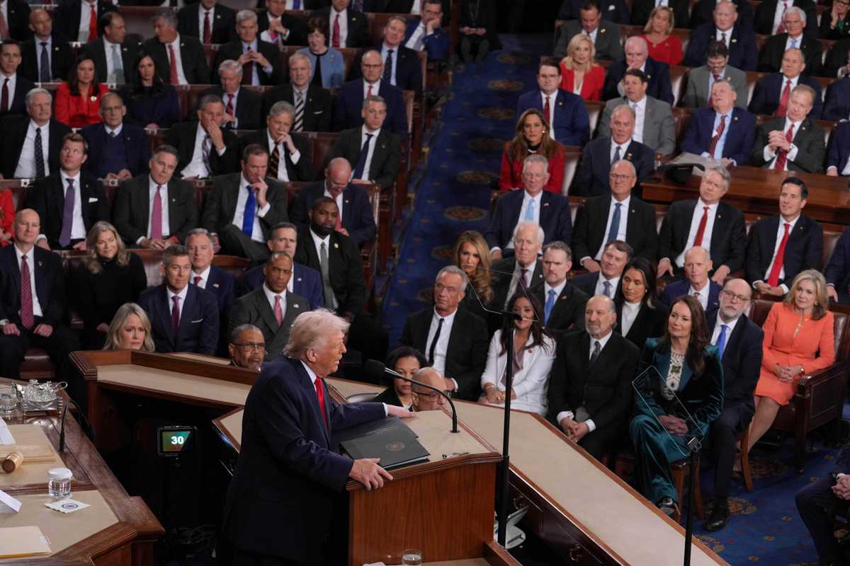 Trump's rambling 108-minute State of the Union address in full