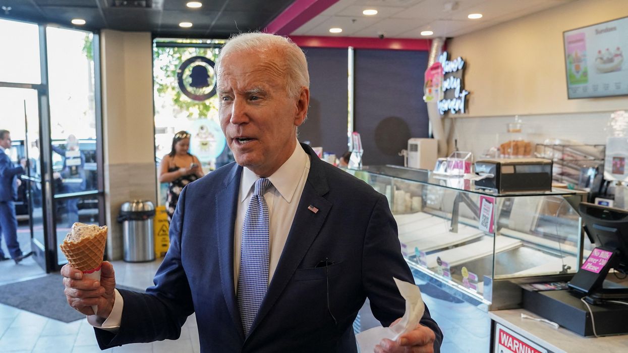 Conspiracy theorists think Joe Biden sang Baby Shark in new interview