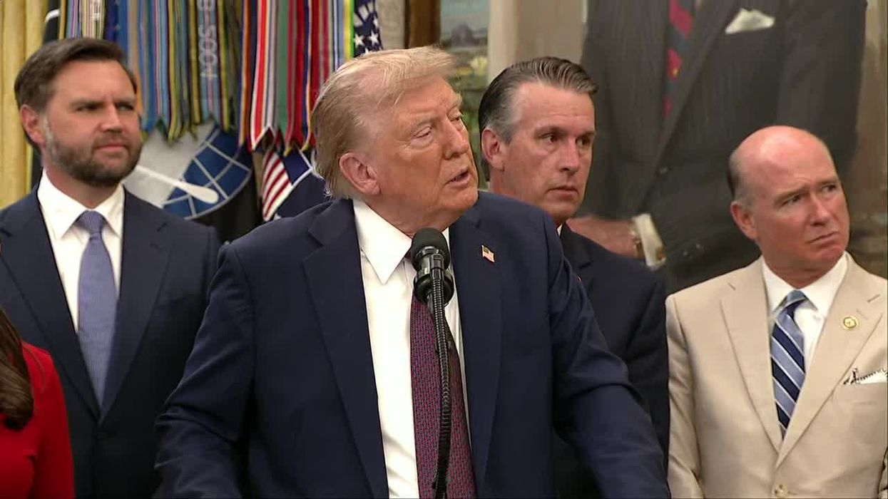 Trump makes bizarre claim about video of items being thrown out White House windows