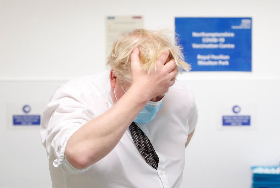 Prime Minister Boris Johnson is coming under pressure to quit over allegations he attended a coronavirus lockdown-busting \u201cbring your own booze\u201d party in the Downing Street garden (Peter Cziborra/Reuters/Pool)