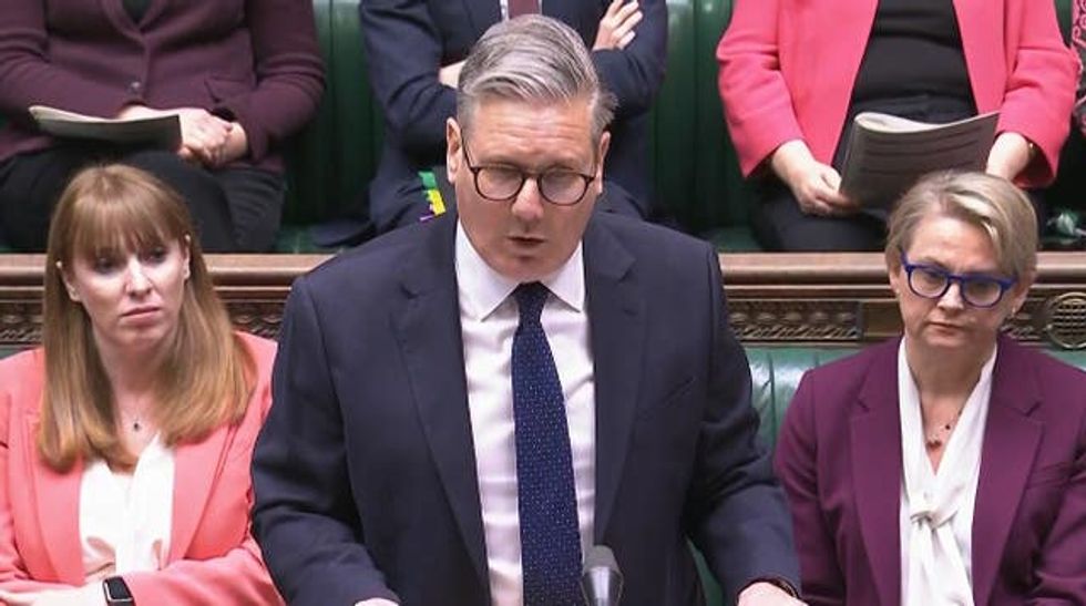 Prime Minister Sir Keir Starmer in the Commons