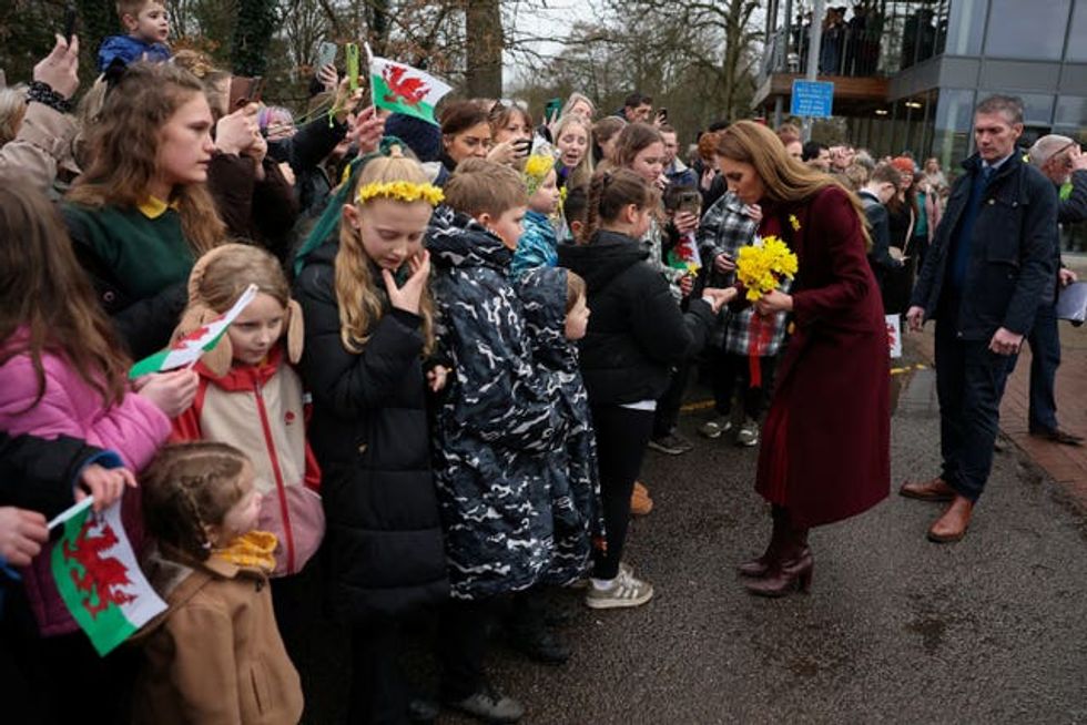 Prince and Princess of Wales visit Powys