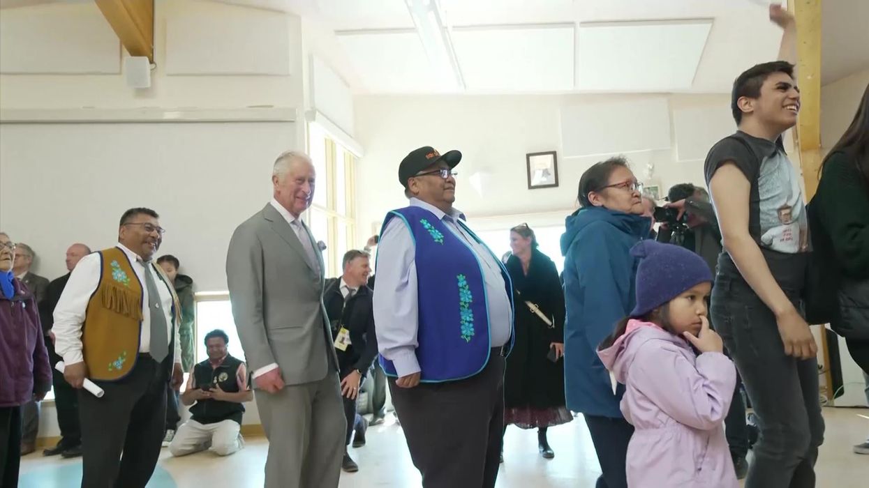 Prince Charles shows off his dance moves during Canada tour