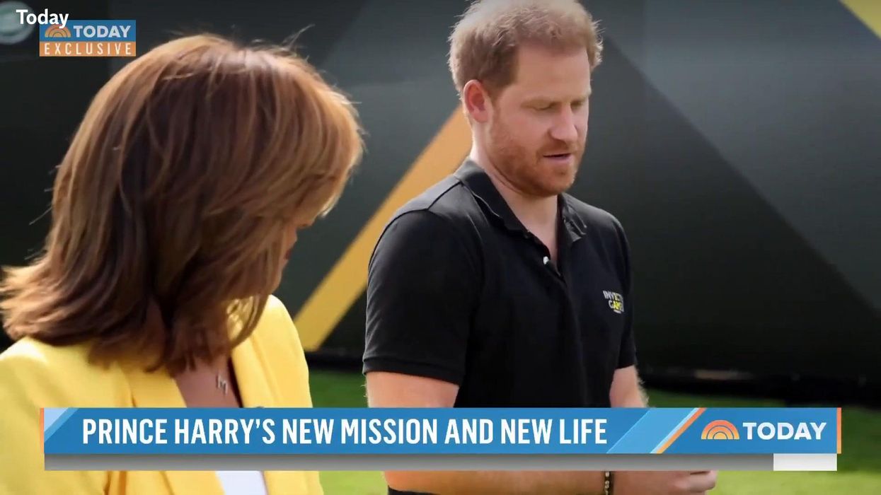 Awkward moment Prince Harry was asked if he misses Charles and William