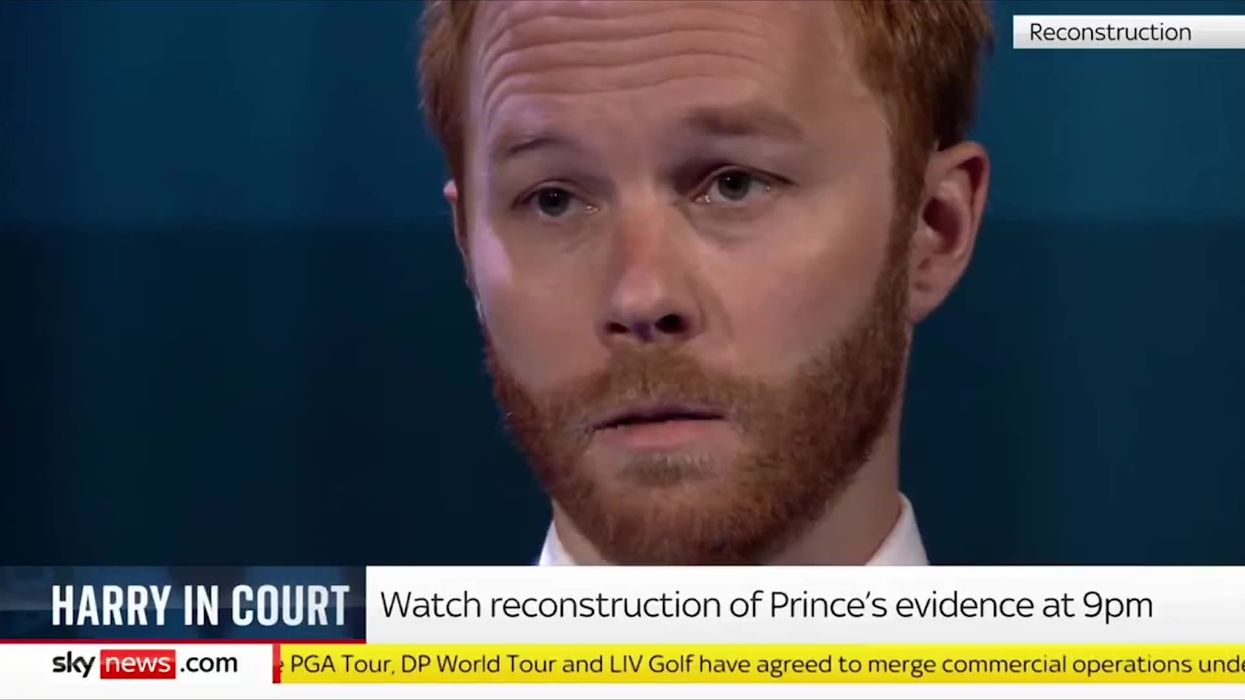 Prince Harry’s court case can’t be filmed - so Sky News came up with a ‘bizarre’ reconstruction