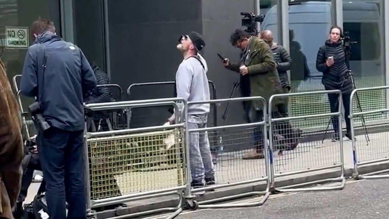 Prince Harry court 'protester' turns out to be East 17 singer Brian Harvey