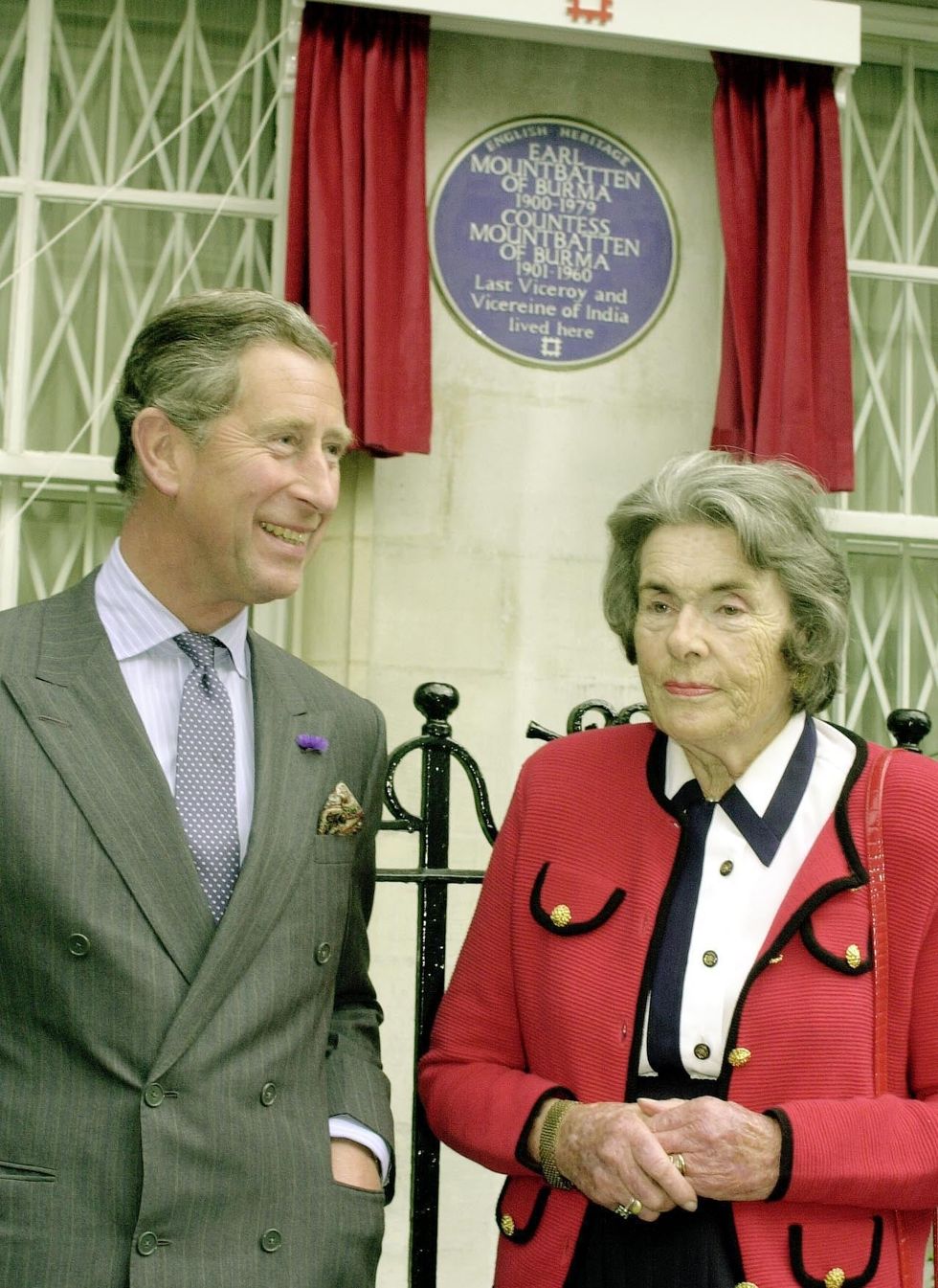 Prince of Wales plaque Mountbatten