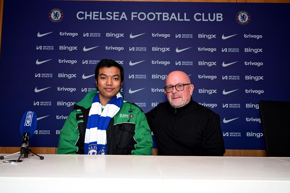 Chelsea fan reunited with medical student who saved his life at match