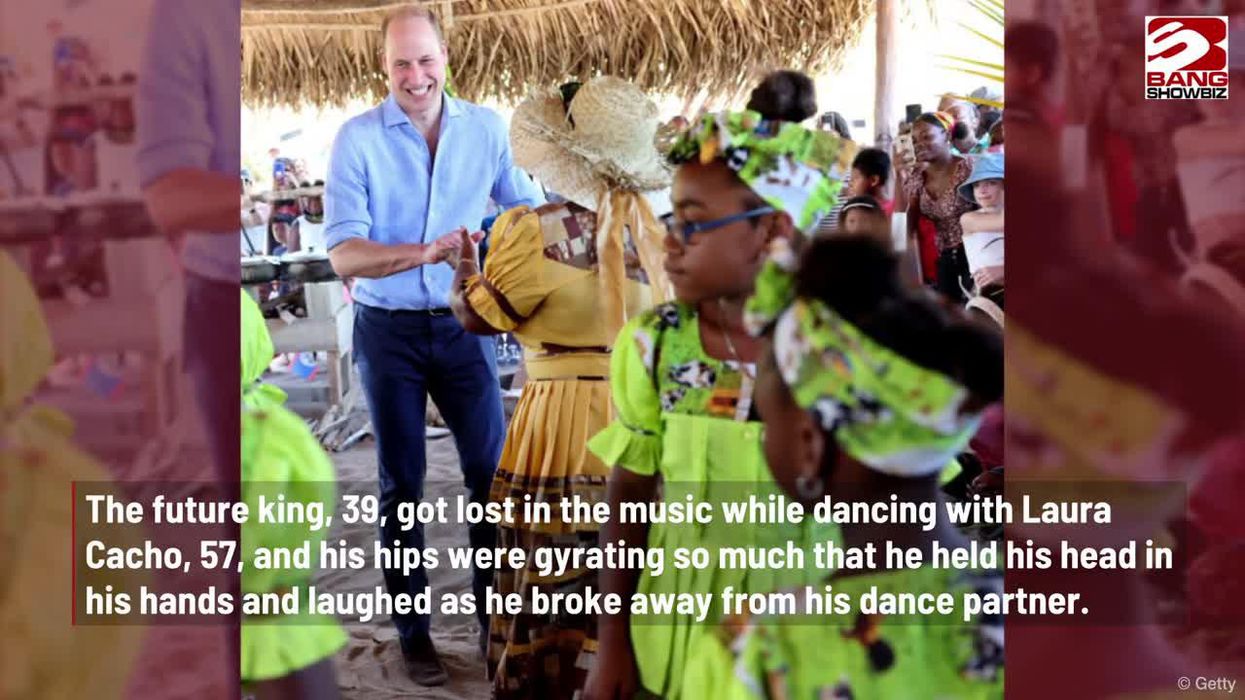 The Duke and Duchess of Cambridge stop for a boogie with Belize locals