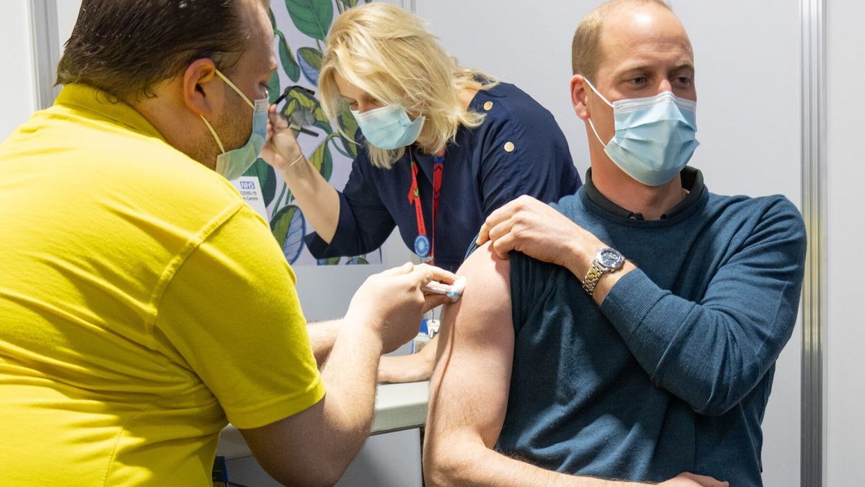 <p>Prince William’s arm has got some Twitter users a little hot under the collar</p>