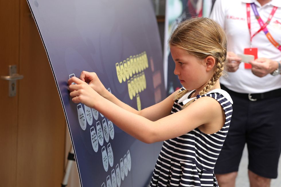 ‘Charming’ Charlotte enjoys Commonwealth Games visit with William and Kate