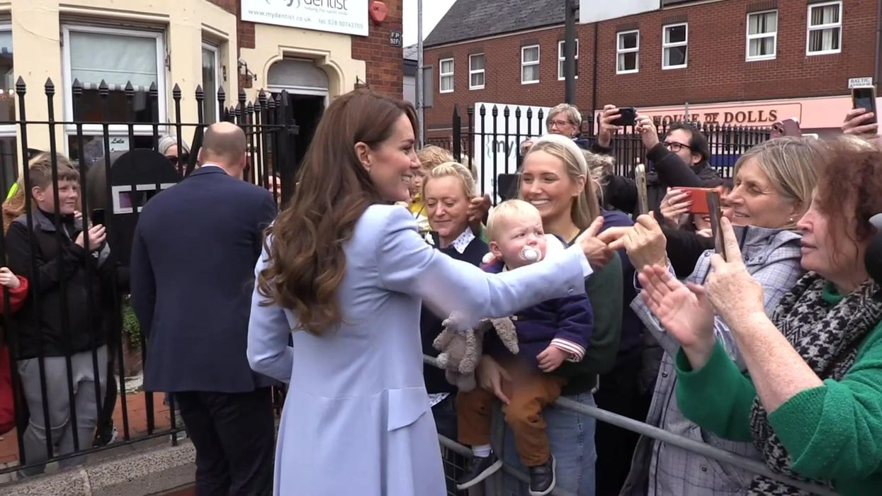 Kate Middleton got heckled in Northern Ireland and it divided the internet