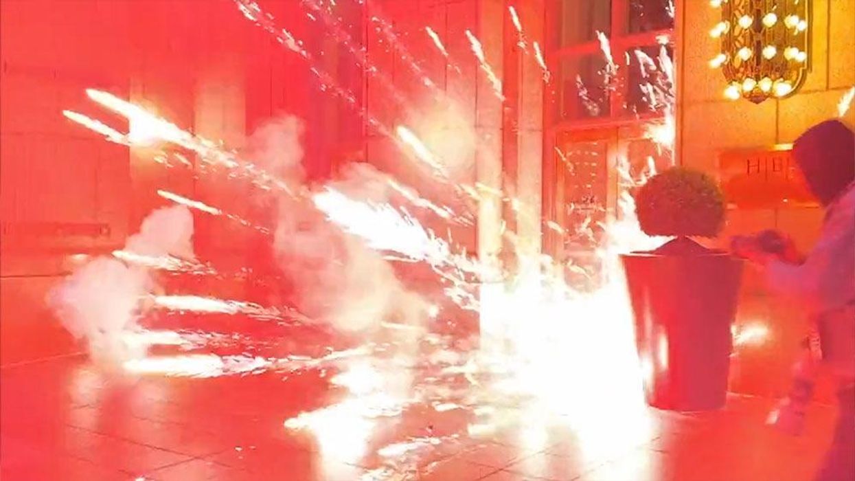 Why have there been violent protests in Atlanta?