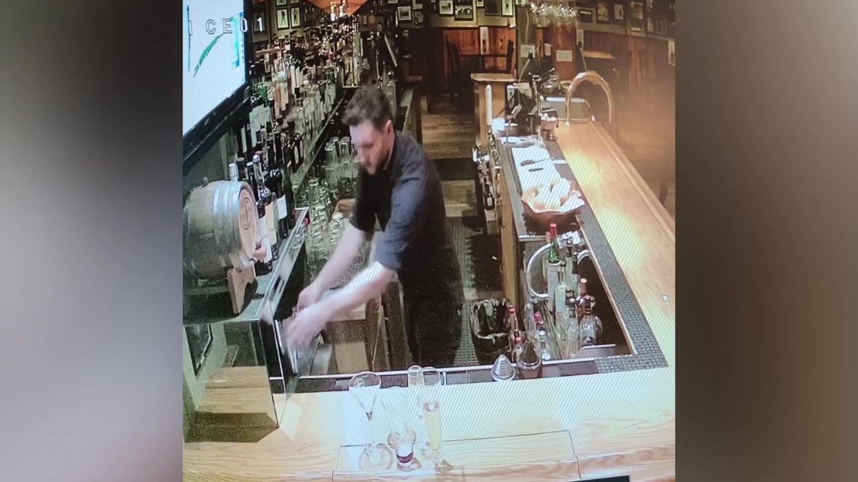 Pub manager shares CCTV of 'ghost' asking for a drink