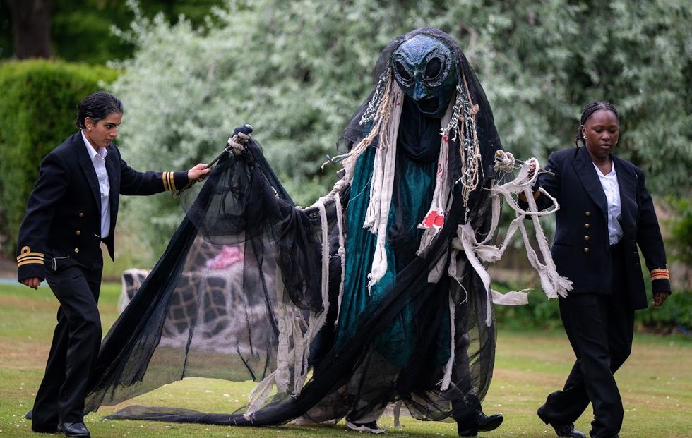 Pupils at King’s former school perform Shakespeare at home where he stayed