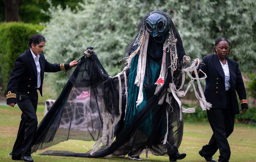 Pupils at King’s former school perform Shakespeare at home where he stayed