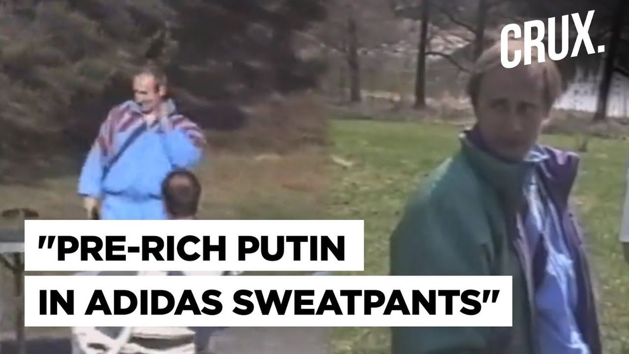 Unearthed home video shows nerdy-looking Putin on holiday in 1990s