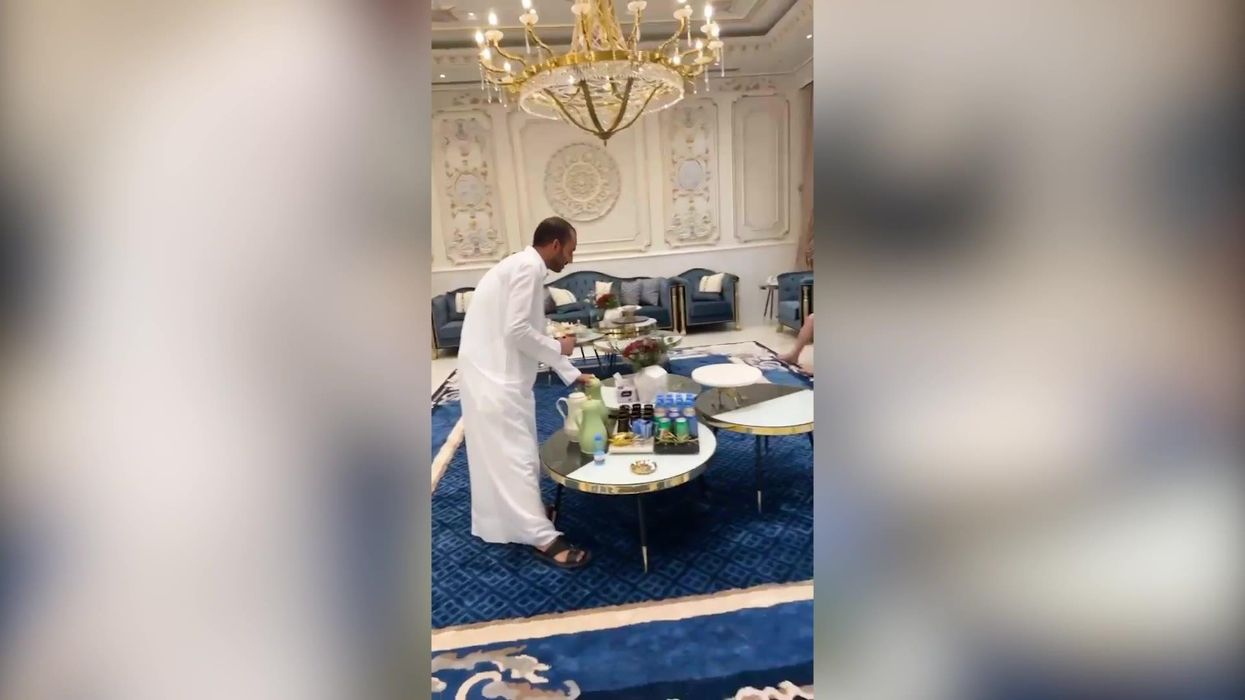 Qatar millionaire invites England fans to mansion after spotting Premier League shirt
