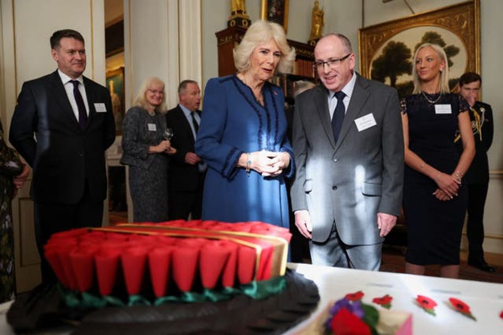 Queen Camilla hosts a celebration for centenary of Poppy Factory \u2013 London
