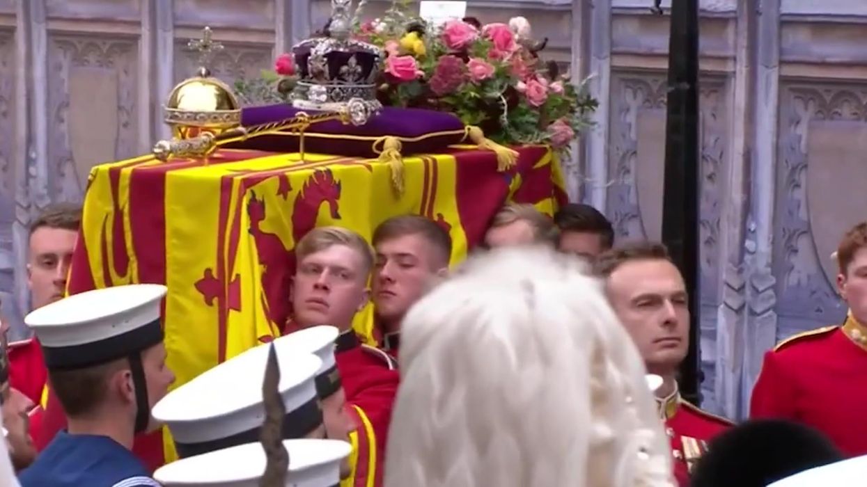 Moving moment Queen's coffin leaves Westminster Hall to head to funeral