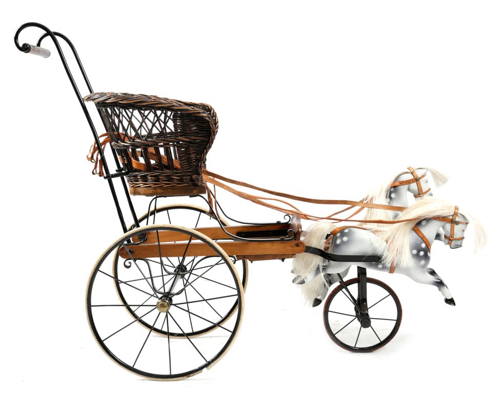 Queen Victoria’s rare ‘galloping gig’ pushchair up for sale