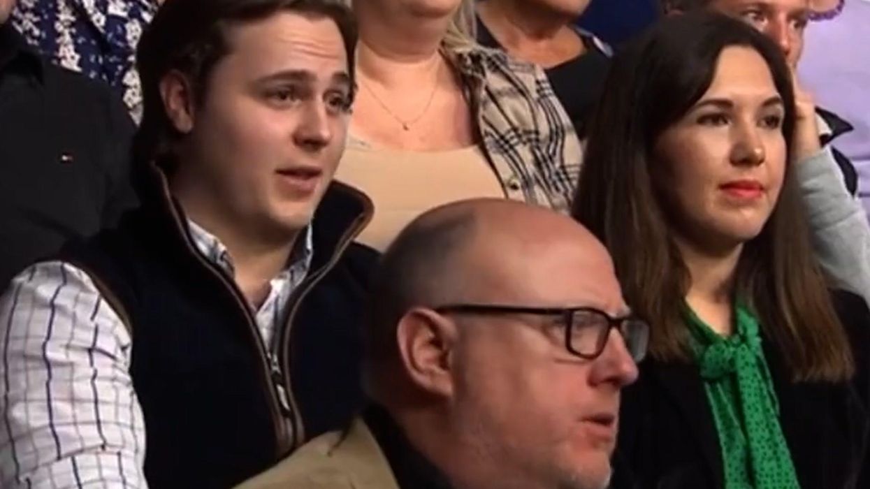 Question Time guest appears to say 'b***ocks' after man backs Boris Johnson return