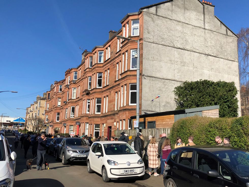 Queue for bakery