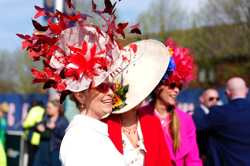 Racegoers soak up the sun at Aintree’s Ladies Day