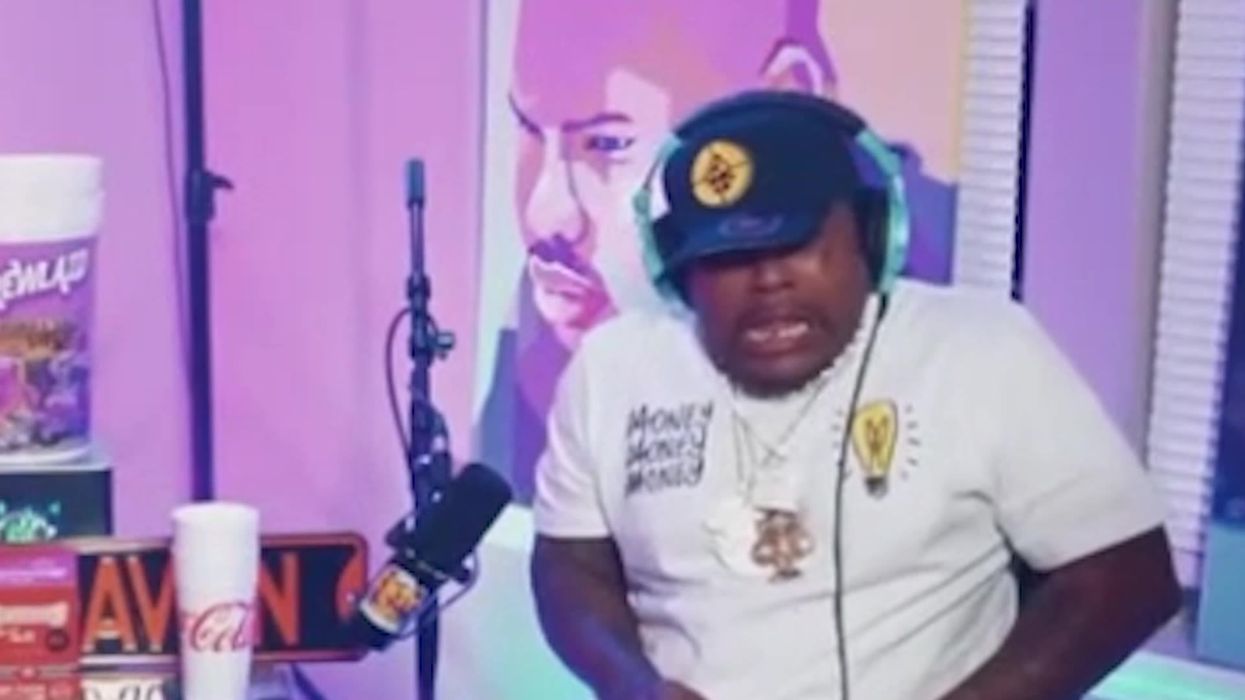 Rapper accidentally discharges a gun while filming podcast and continues interview