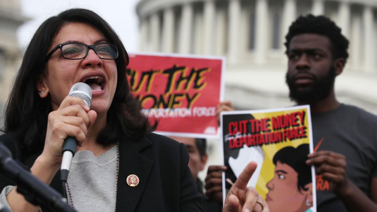 Rashida Tlaib calls on Congress to cut funding for President Trump's 'deportation force'