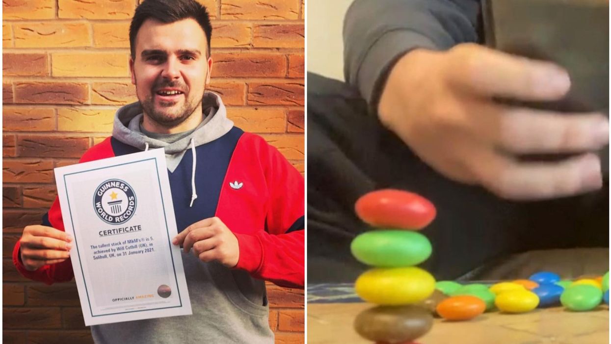 <p>Record-breaker Will Cutbill shows off his certificate and a snapshot of his achievement</p>